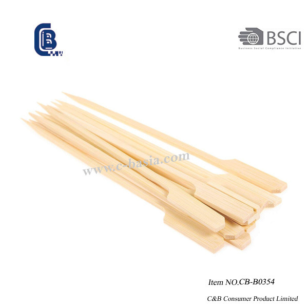 Barbecue Bamboo Skewer-100 Pack, BBQ Bamboo Sticks