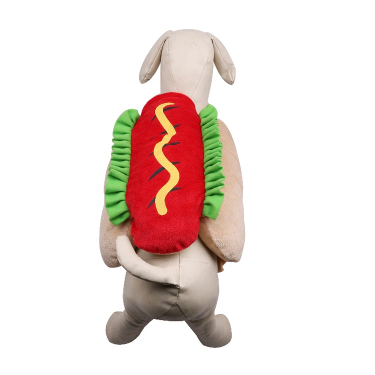 Pet Supplies 2020 New Hot Dog Hamburger Pet Transformation Outfit Autumn Winter