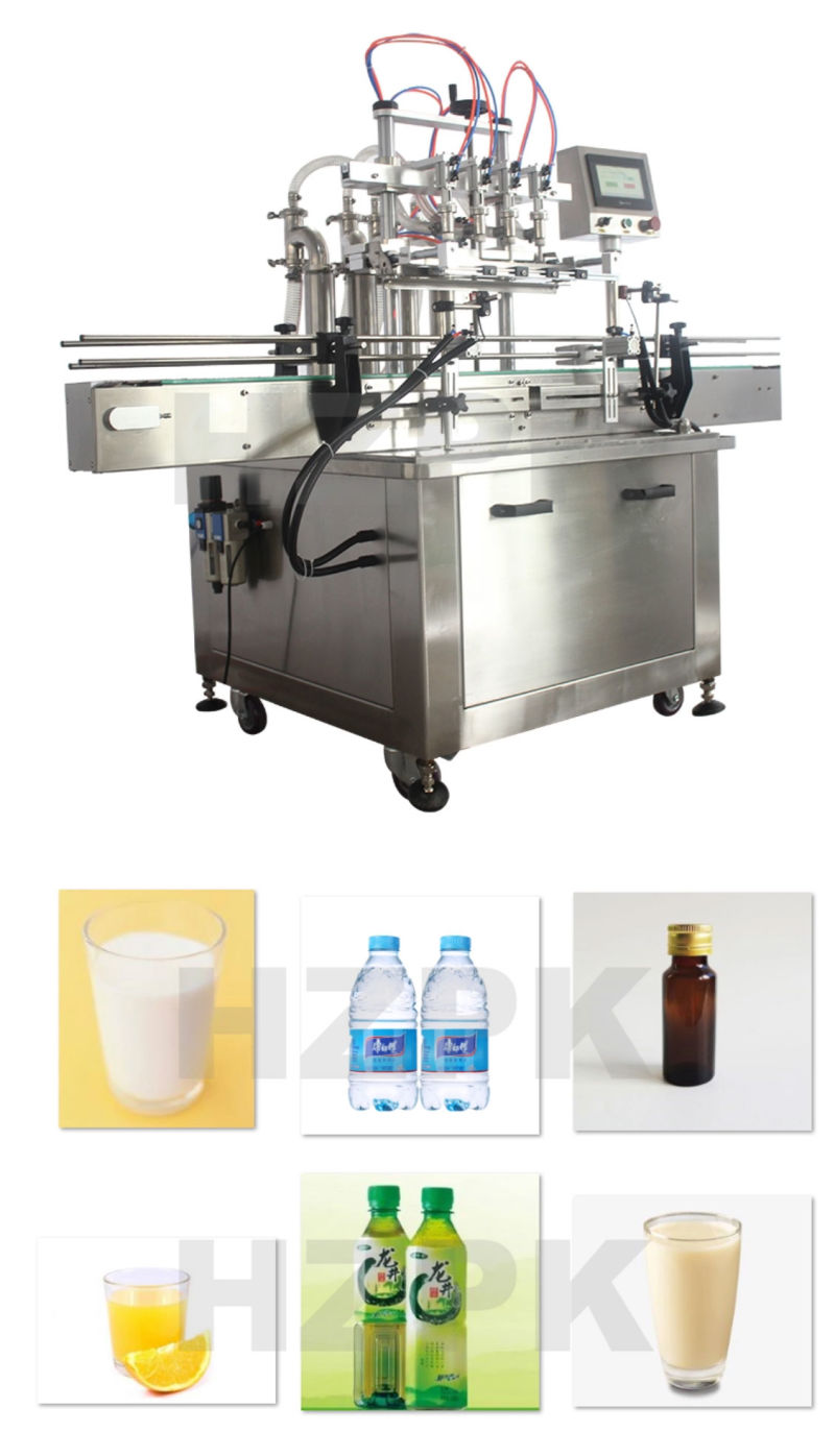 Hzpk Fully Automatic Milk Wine Filling Machines Automatic