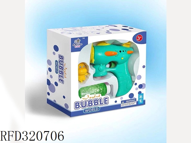 Pop Bubble Toy Dinosaur Egg Soap Water Blower Bubble Machine