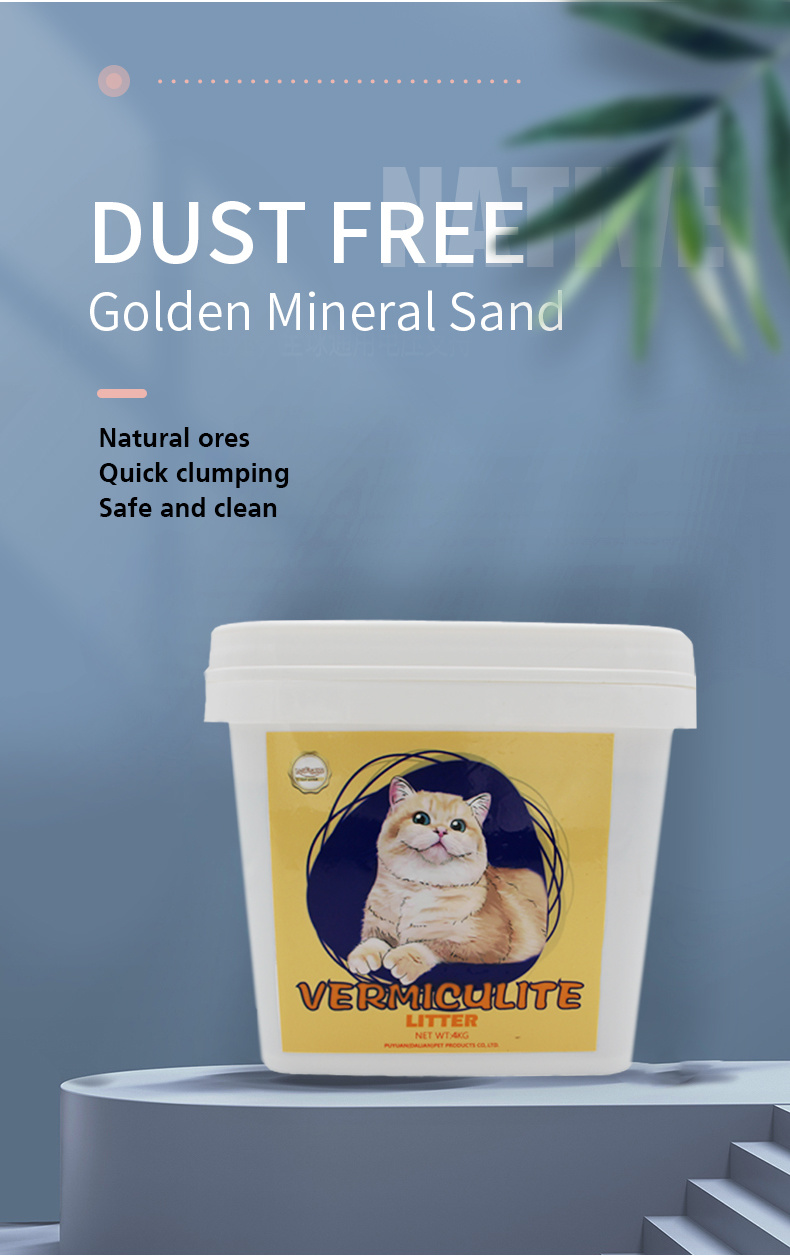 Pet Supplies Premium Quality Clumping Natural Mineral Bentonite Cat Litter 4kg
