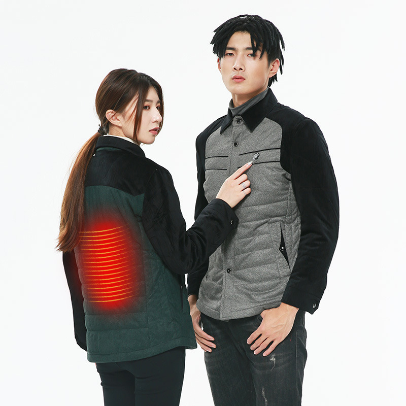 Winter Heated Cotton-Padded Jacket Thickened for The Elderly Men-Women Th21042