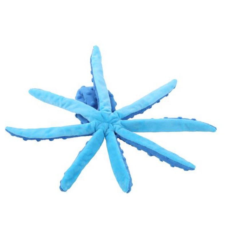 Wholesale No Stuffing Octopus Dog Chew Toys Squeaky Toys Pet Plush Toy