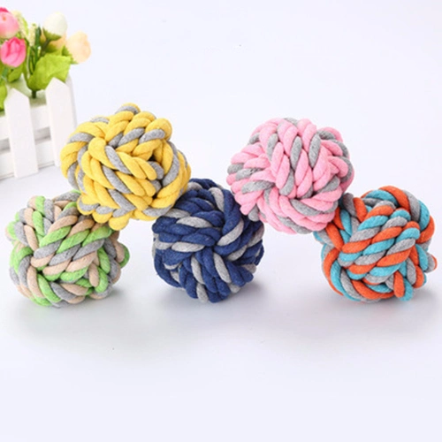 Pet Cotton Ball Toys for Dog and Cat Chewing
