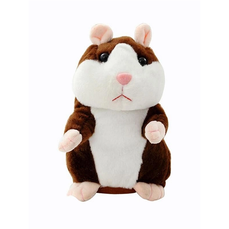 Electronic Mouse Toys Children Gift Plush Interactive Toys Talking Nod Hamster Repeats Toys