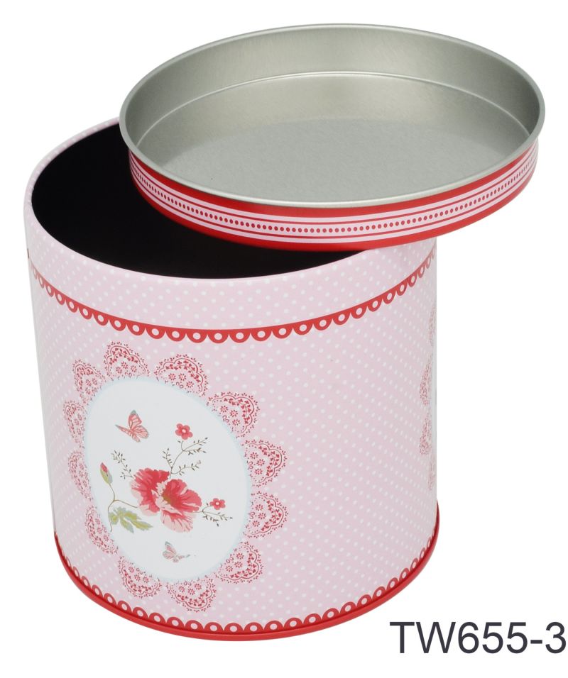 Food Grade Round Cookie Tin, Round Cookie Tin Can, Round Cookie Tin Box