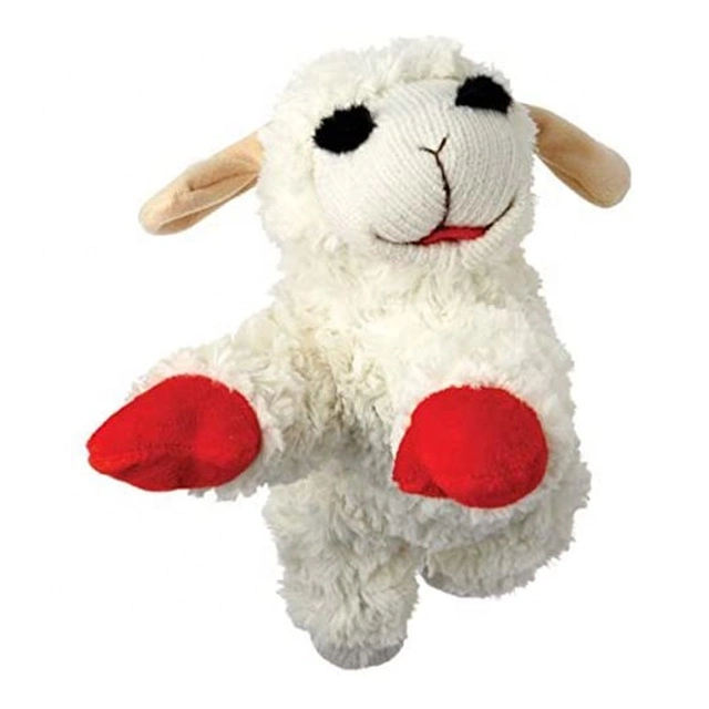 OEM Custom Lamb Plush Toy Puppy Chew Toy Dog Chew Tooth Brush Plush Toy