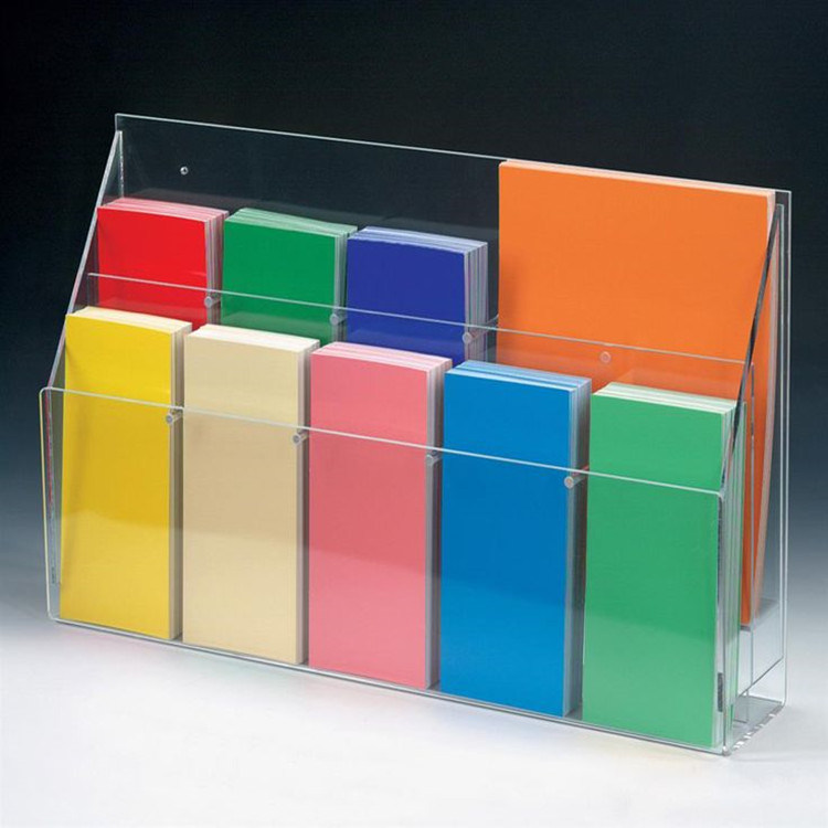 Acrylic Literature Stand Tabletop Acrylic Brochure Holder