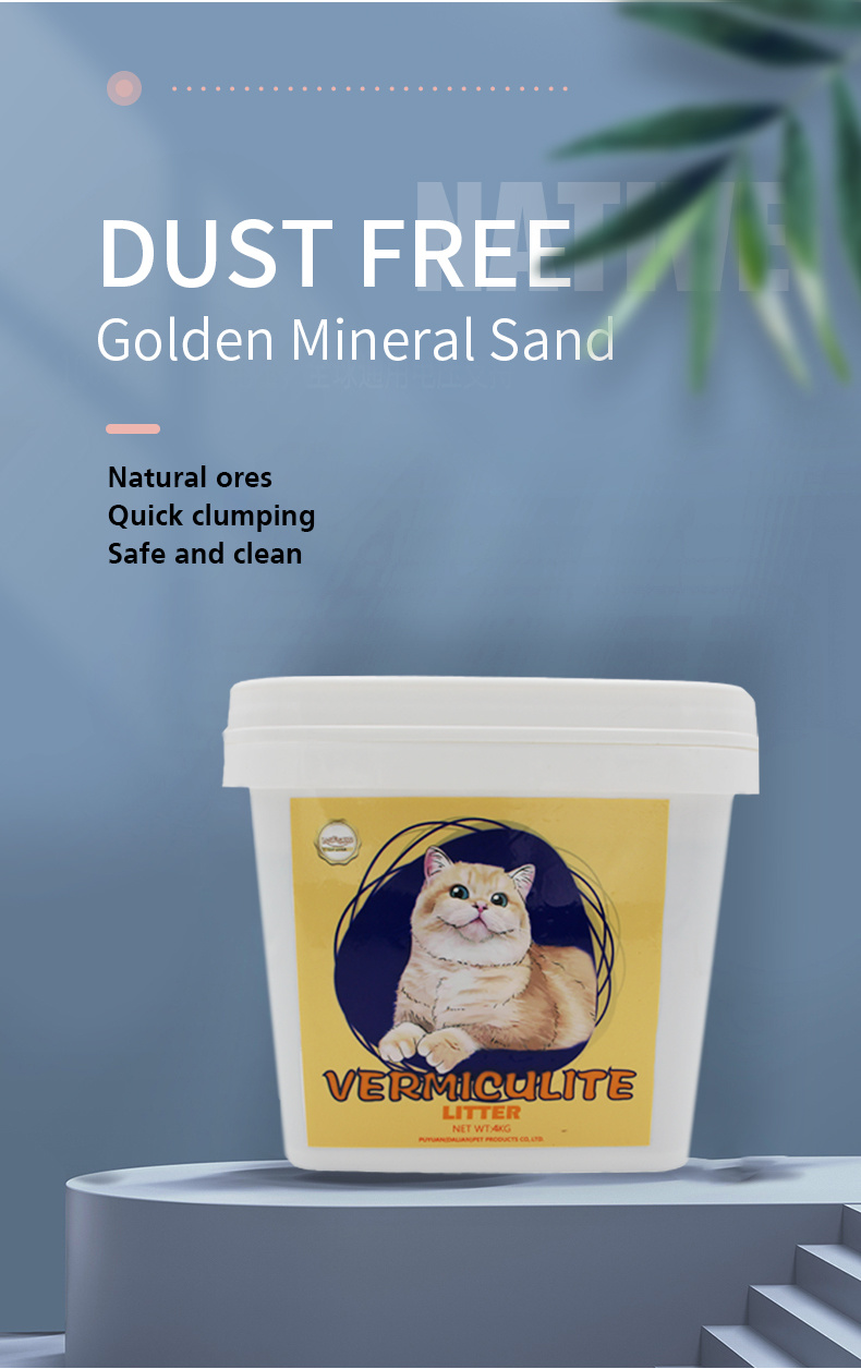 Love Sand Factory Pet Supply Vermiculite Cat Litter Pet Product