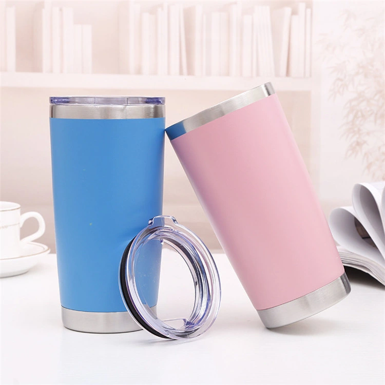 Double Wall Vacuum Insulated Travel Tumbler Cup 20oz Stainless Steel Tumbler