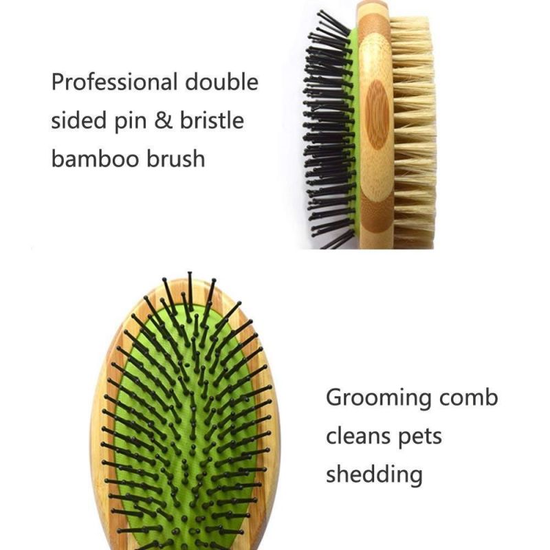 Pets Products Private Label Eco-Friendly Bamboo Pet Brush