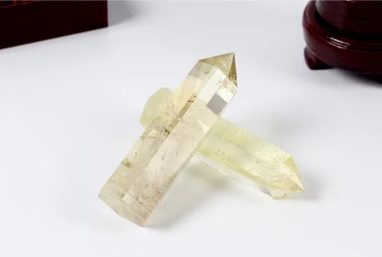 Natural Citrine Points Yellow Citrine Quartz Crystal Points Crystal Healing Wands