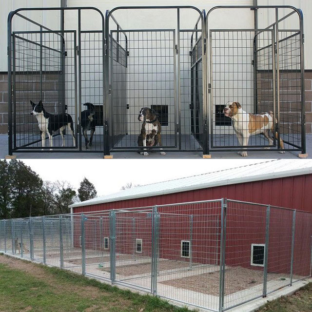 Dog Boarding Kennels Galvanized Steel Modular Dog Kennels for Sale