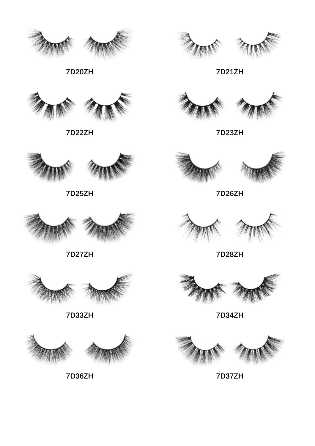 Wholesale Luxury Cruelty Free Fluffy Long 25 mm Lashes 3D 25mm Fluffy Mink Eyelashes