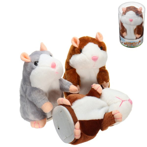 Kids Hamster Plush Speak Sound Toys Baby Electronic Pets Toys