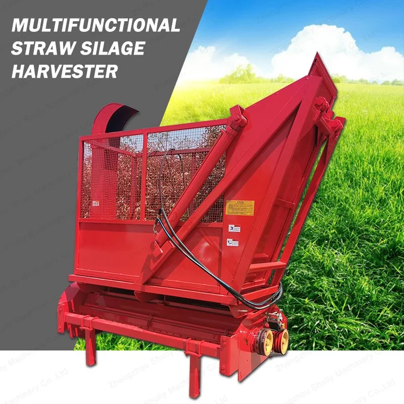 Animal Feed Farm Tractor Mounted Corn Straw Crusher Corn Silage Harvester