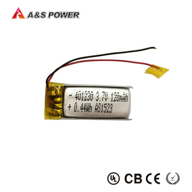Bis Approved Rechargeable 3.7V 120mAh Lipo Battery 401230 for Electronic Toys