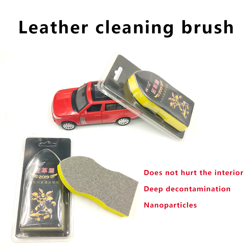 The Brush for Cleaning Leather Shoes Can Clean Inside The Texture