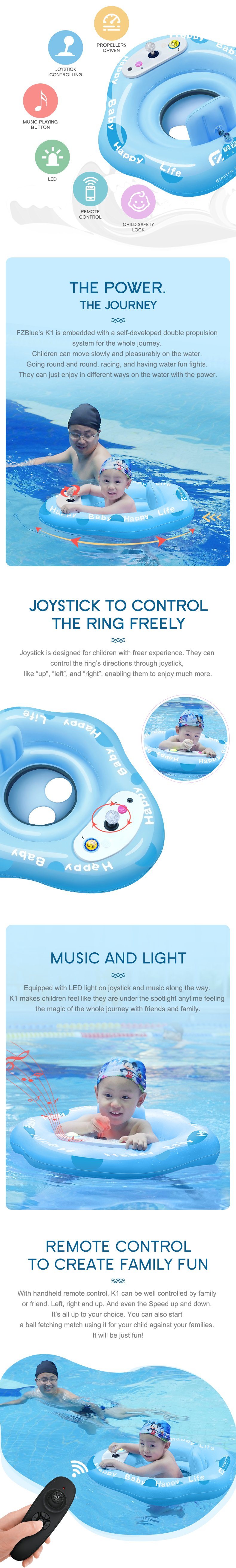 Smart Water Toy with Remote Control and Multiple Protections