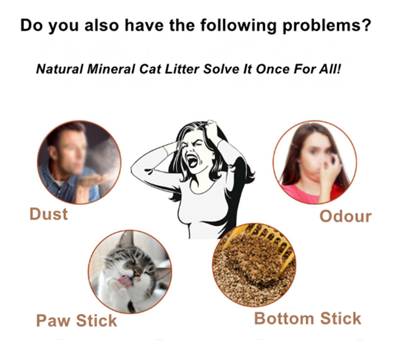 Pet Supply/Eco-Friendly Kitty Clumping Mineral Bentonite Pet Cat Litter