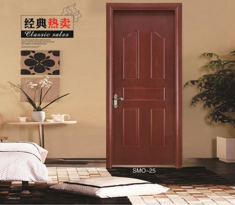 Soundproof Waterproof Eco-Friendly WPC Door for Bedroom