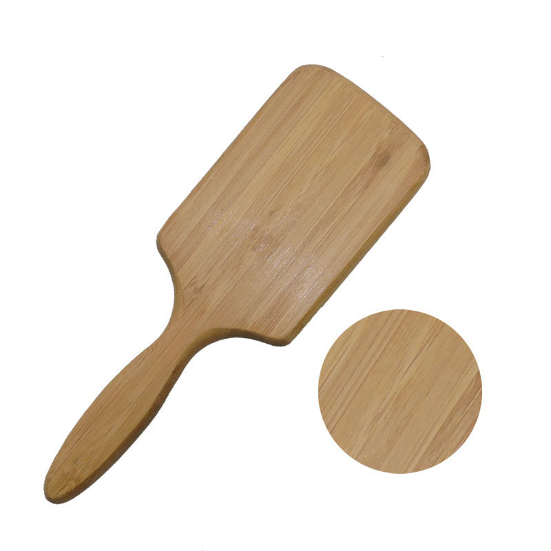 Hairbrushes Wholesale Manufacturer Bamboo Handle Bamboo Bristle Paddle Hairbrush