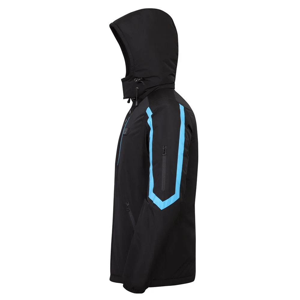 Innchwyer Men's Heated Jacket Heated Coat with Detachable Hood and Waterproof& Windproof