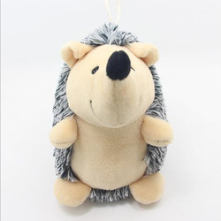 Hot Sale Hedgehog Animals Stuffed Toy Hedgehog Plush Dog Chew Squeaky Pet Toy