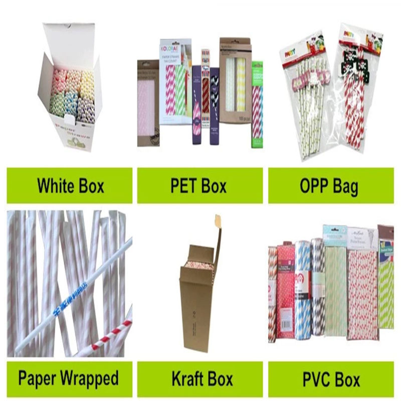 Eco Friendly Wide Paper Straws Big Paper Straw with Customized Size