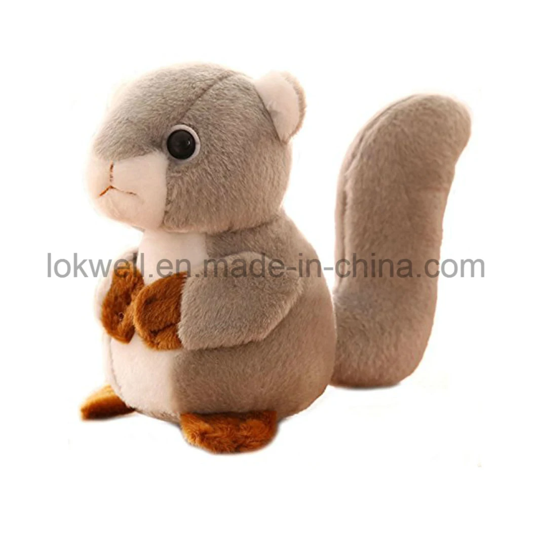 Plush Toy Animal Stuffed Toy Plush Animal Squirrel for Kids