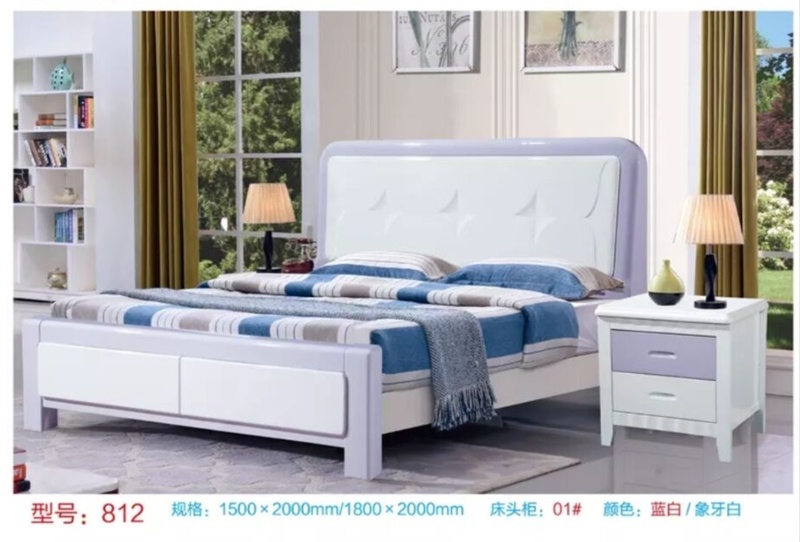 Solid Wooden Bed Frame for Bedroom Furniture