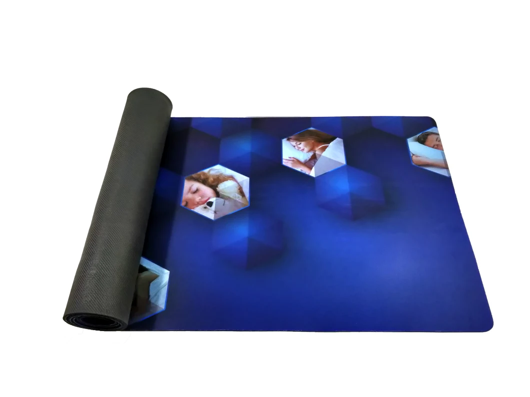 Custom Exhibition Promotional Bed Runner, Eco-Friendly Natural Rubber Bed Flag, Table Flag