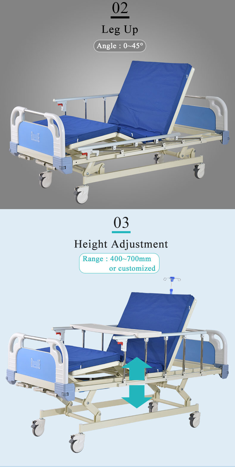 China Wholesale Supplier Brand New Clinical Beds Not Second Hand Hospital Beds for Patients