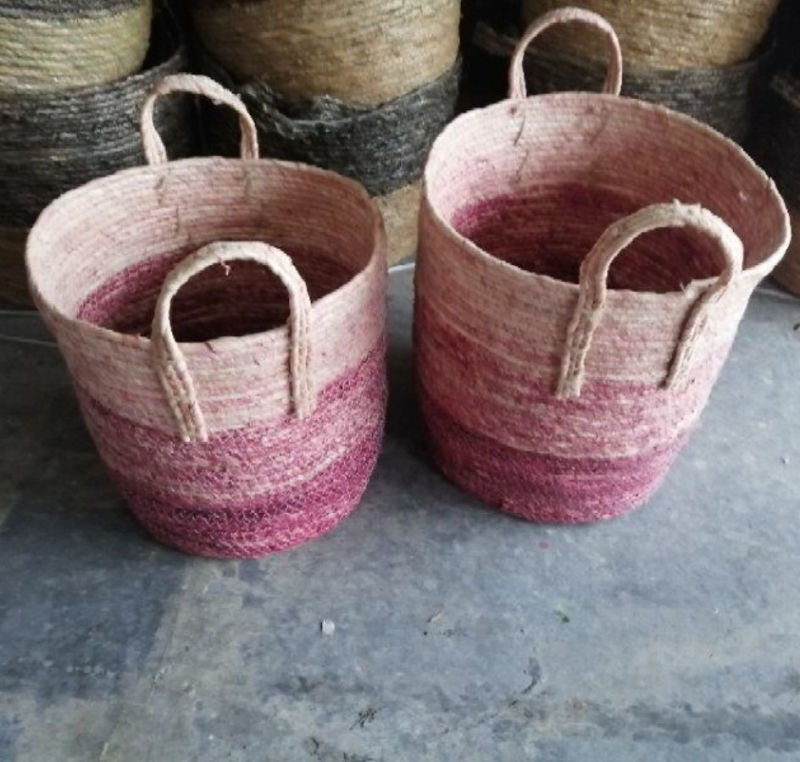 Custom Handmade Hyacinth Grass Moses Basket for Dirty Clothes Basket/Storage Basket