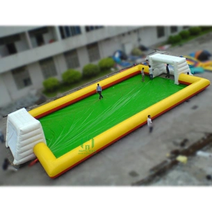 Inflatable Sport Game Race Track Tunnel Soccer Bubble Football Field Toy