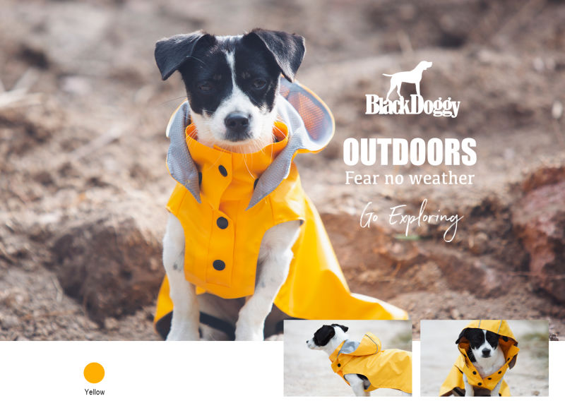 OEM Waterproof Pet Apparel Dog Rain Clothes Hund Raincoat for Puppy Dogs