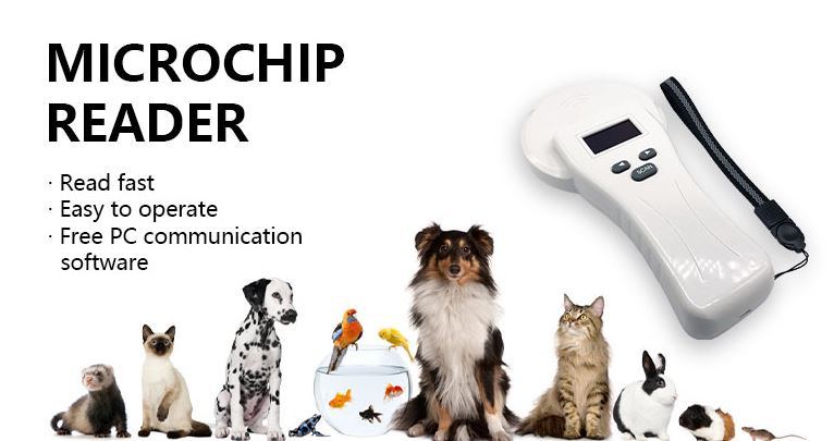 Animal Microchip RFID Reader Bluetooth RFID Pet Microchip Scanner
