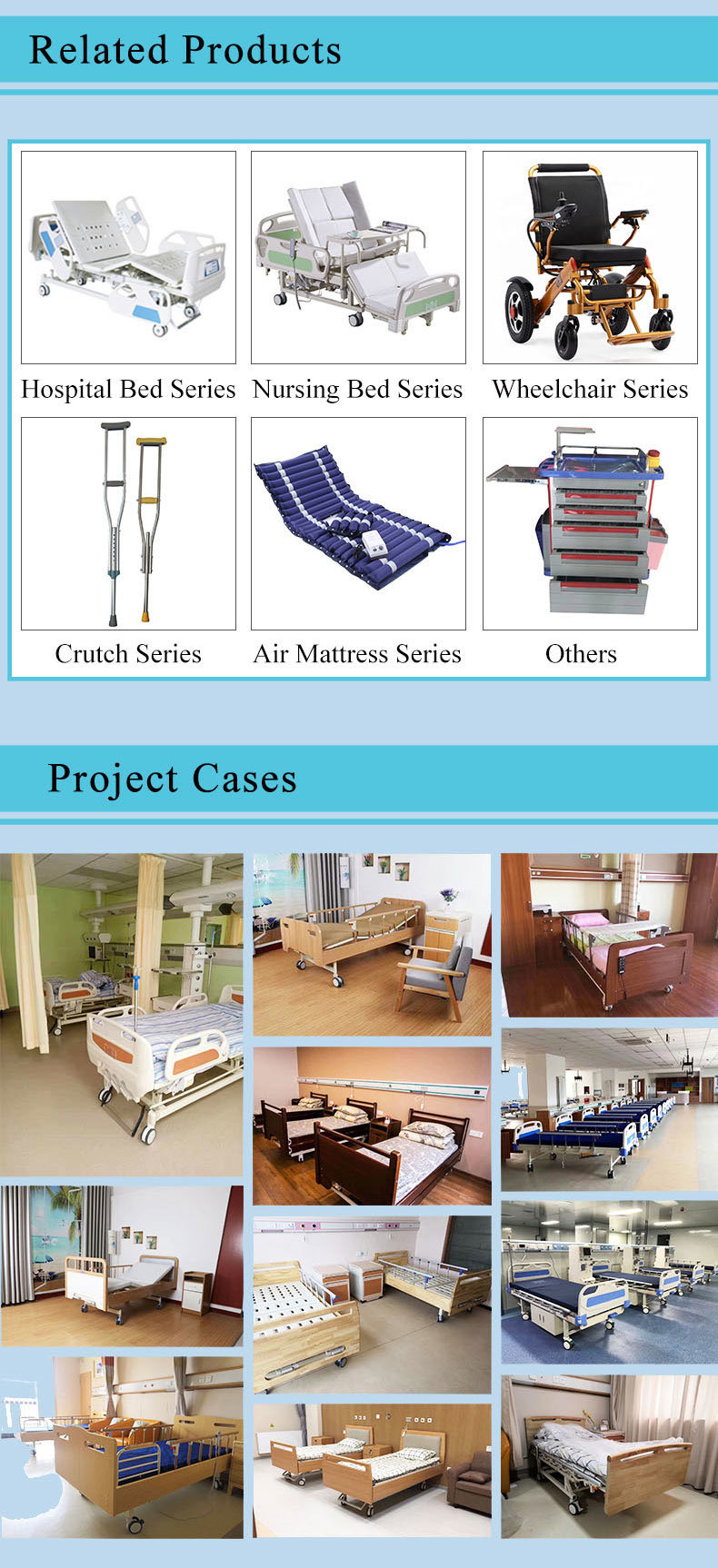 China Wholesale Supplier Brand New Clinical Beds Not Second Hand Hospital Beds for Patients