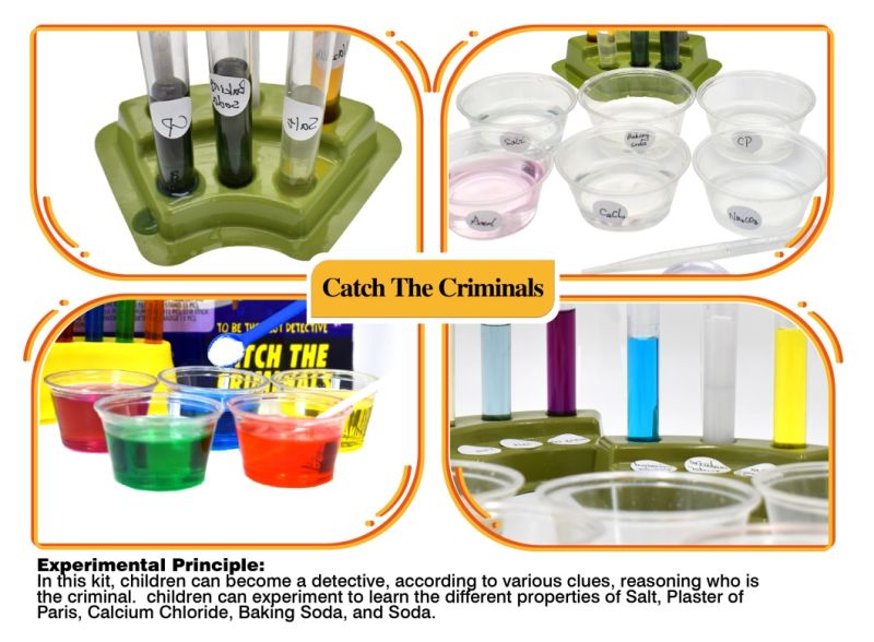 DIY Science Toy Children Toy Detective Toy of Catch The Criminals
