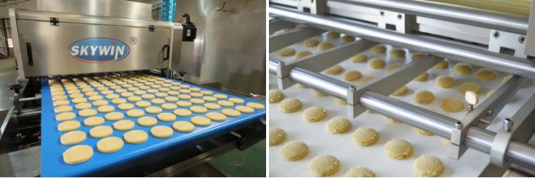 Stainless Steel Three Color Cookies Production Line Cookie Dough Extruder Machine