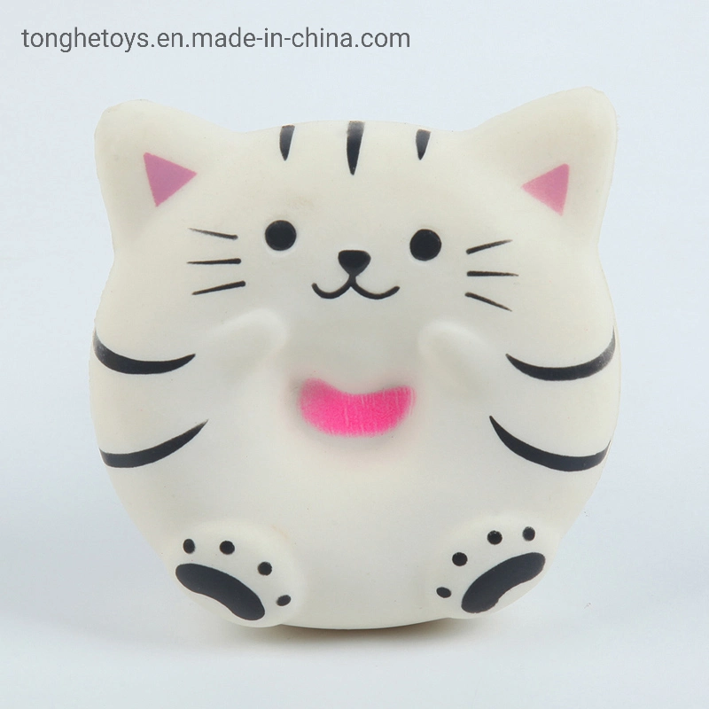 New Hot Selling Cat Style PU Donut Squishy Toys Anti Stress Toys for Kids and Adults