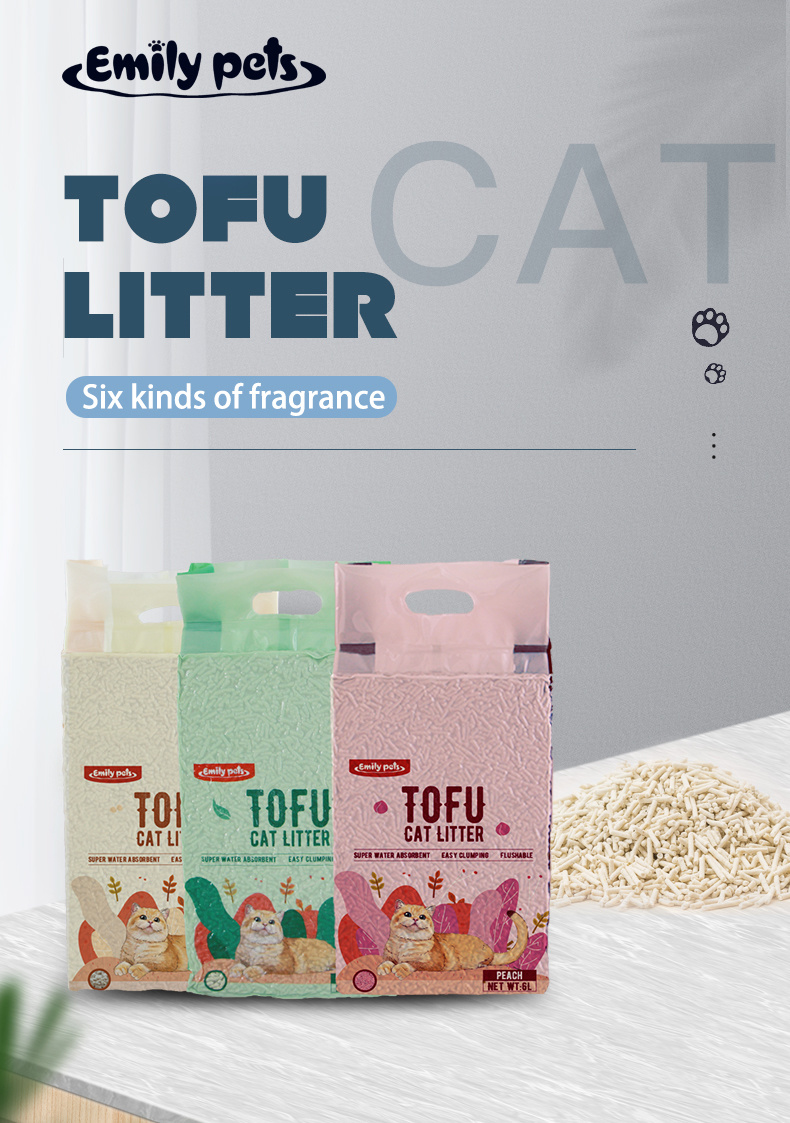 Py-Pets Pets Supply Strawberry Tofu Cat Litter Pet Products