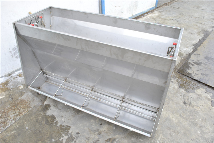 Automatic Stainless Steel 10 Holes 12 Holes Double Side Pig Feeder/Trough