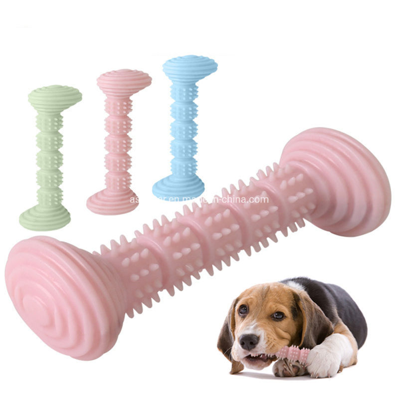 Pet Chew Molar Rod Dog Cleaning Teeth Rubber Brushing Stick Bite Dog Toys
