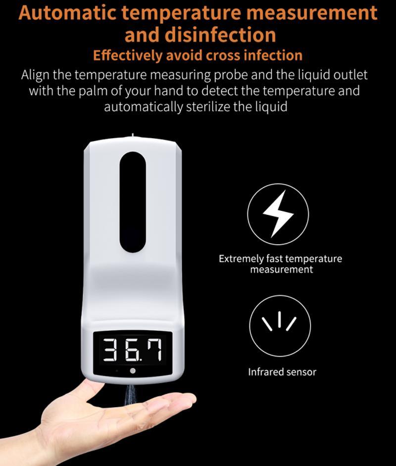K9 PRO Liquid Dispenser Hand Sanitizer Dispenser Automatic Soap Dispenser