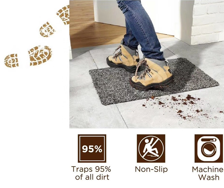 Amazon Hot Sale Super Absorbent Magic Clean Entrance Door Mat Indoor Pet Mat Outdoor Floor Mat Absorb Mud Water Doormat