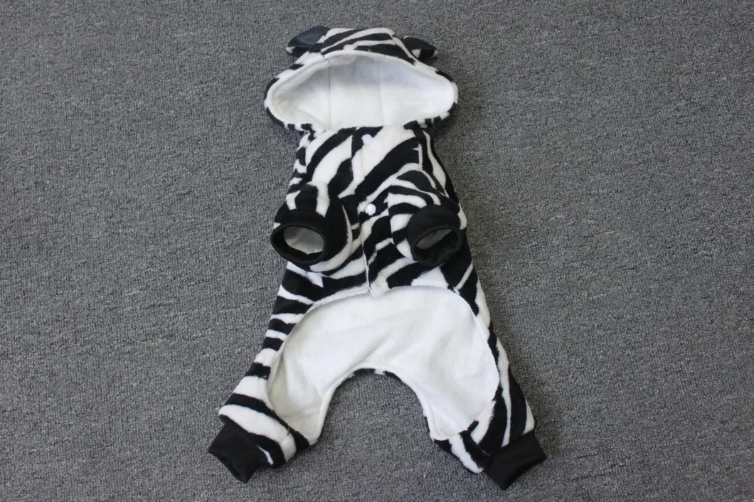 Pet Four-Legged Clothes Zebra Bodysuit Dog Superman Clothes Pet Supplies