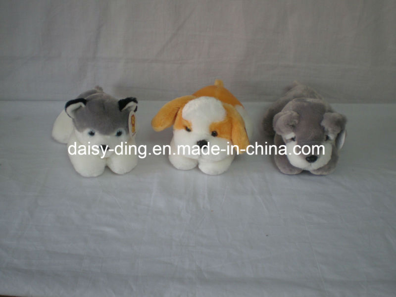 10cm Cute Sitting Dog with Soft Material