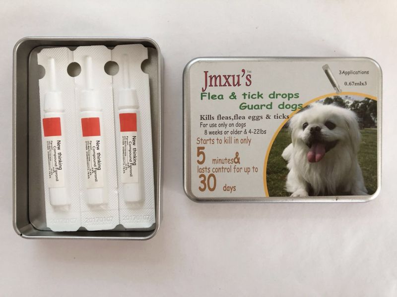 High Effective Fipronil Kill Mosquitoes Fleas Ticks Drops for Small Dogs