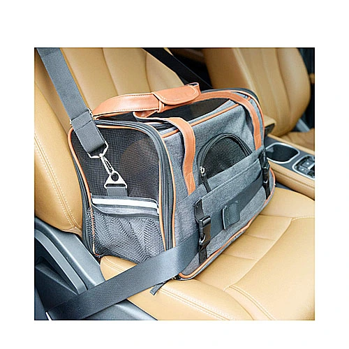 Premium Pet Carrier Airline Approved Soft Sided for Cats and Dogs, Portable Cozy Travel Pet Bag